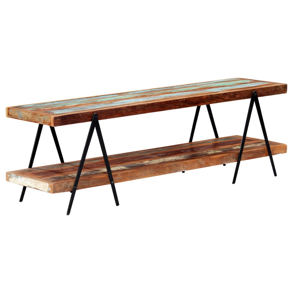 TV Cabinet 160x40x50 cm Solid Reclaimed Wood - Direct Imports