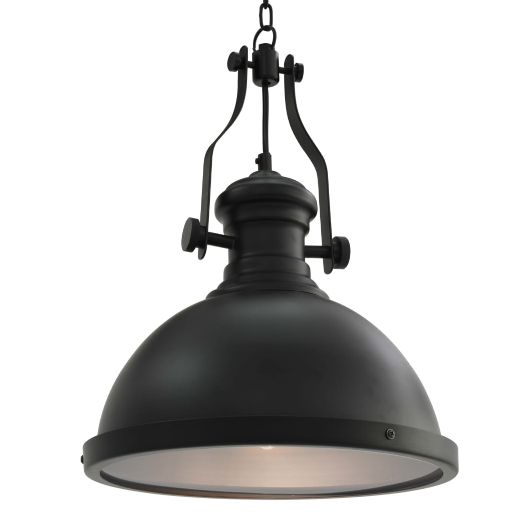 Ceiling Lamp Black Round E27 - The Home Maker