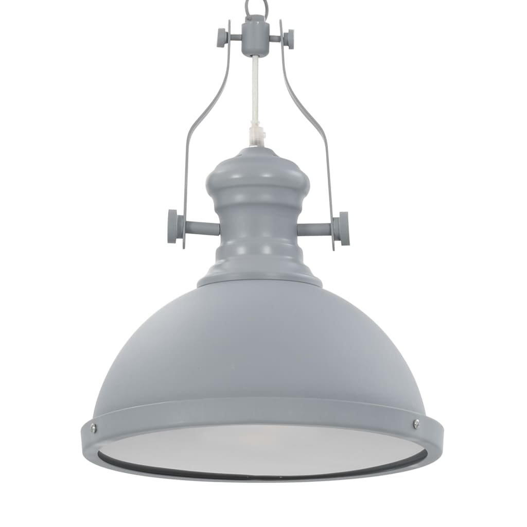 Ceiling Lamp Grey Round E27 - Unbeatable Bargains