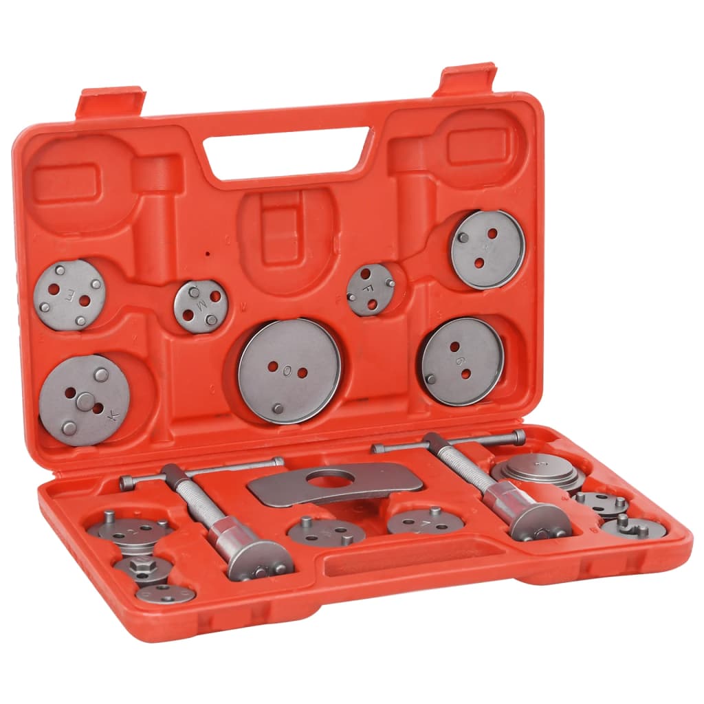 18 Pieces Disc Brake Caliper Wind Back Tool Kit - Merkel Designers