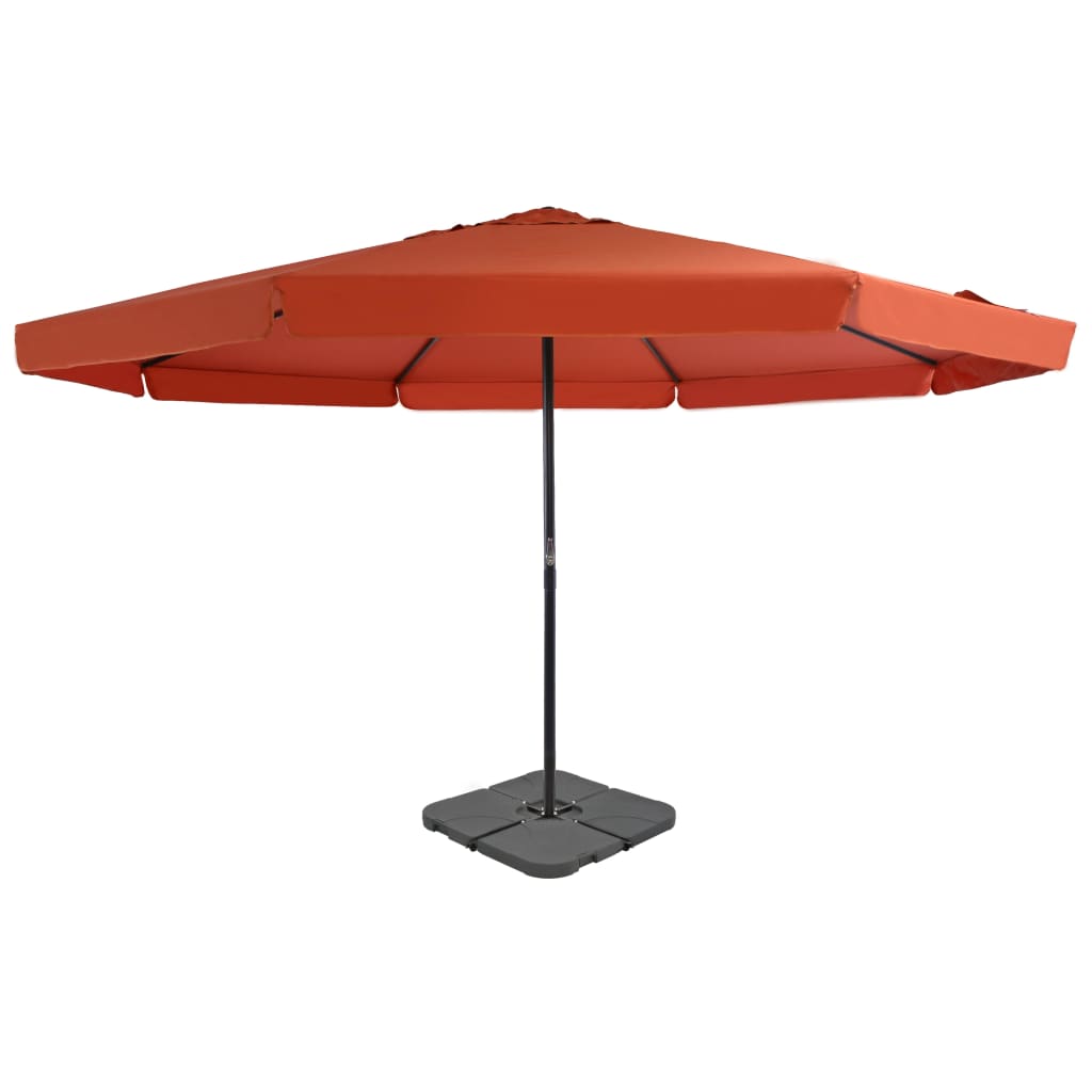 Outdoor Umbrella with Portable Base Terracotta - Discount Dealers