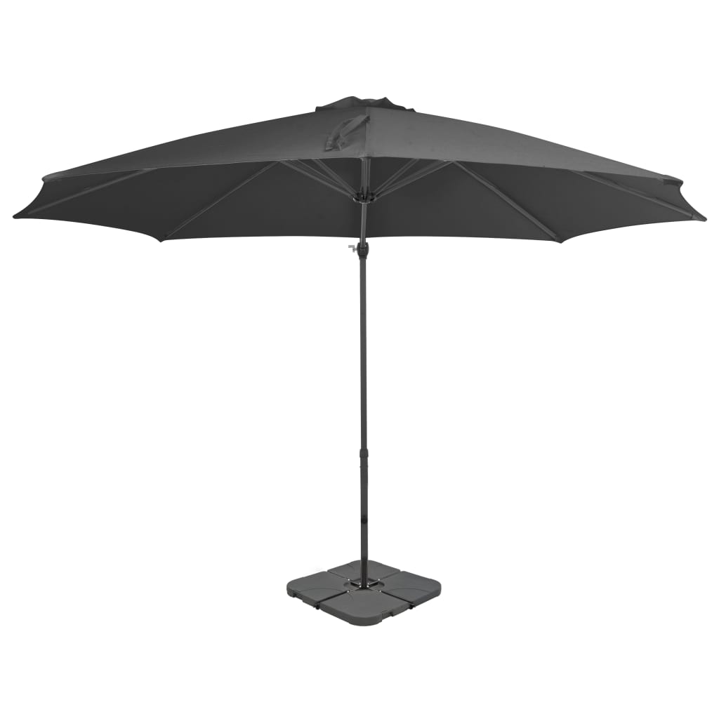 Outdoor Umbrella with Portable Base Anthracite - Millennium Furniture