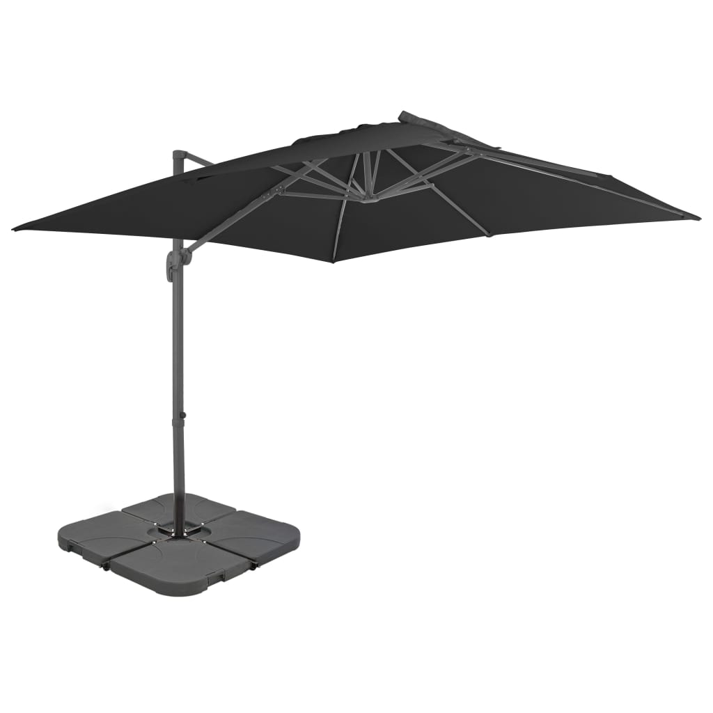 Outdoor Umbrella with Portable Base Anthracite - Millennium Furniture