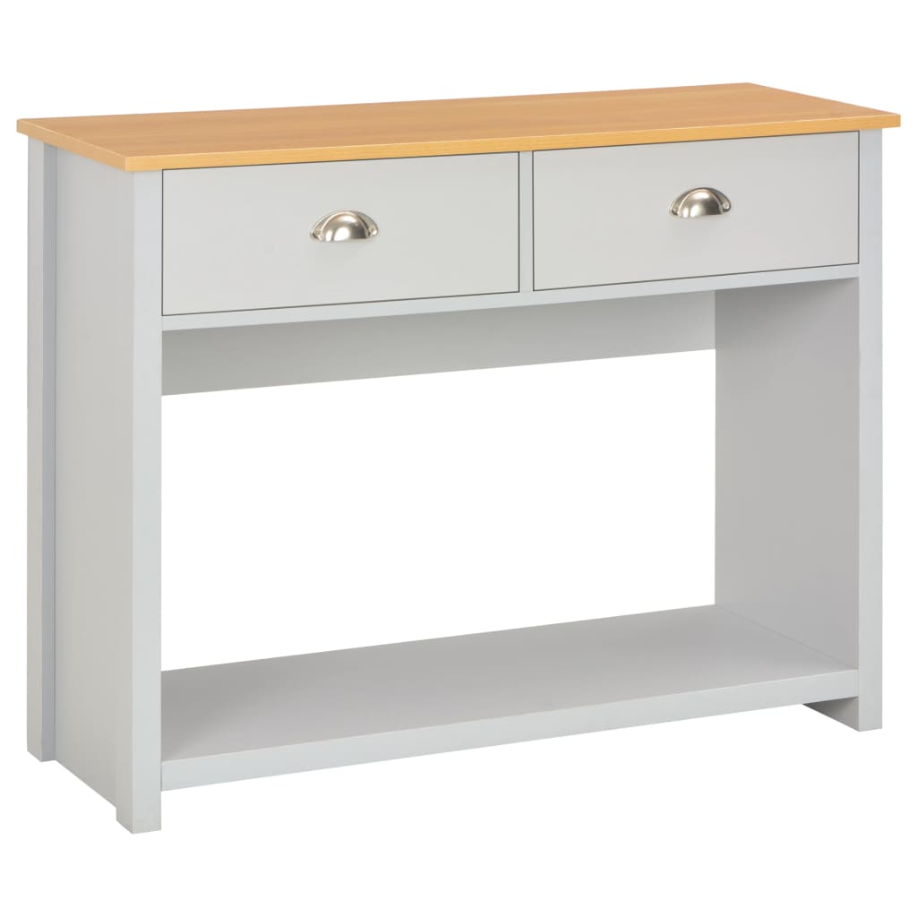 Console Table Grey 97x35x76 cm - Millennium Furniture