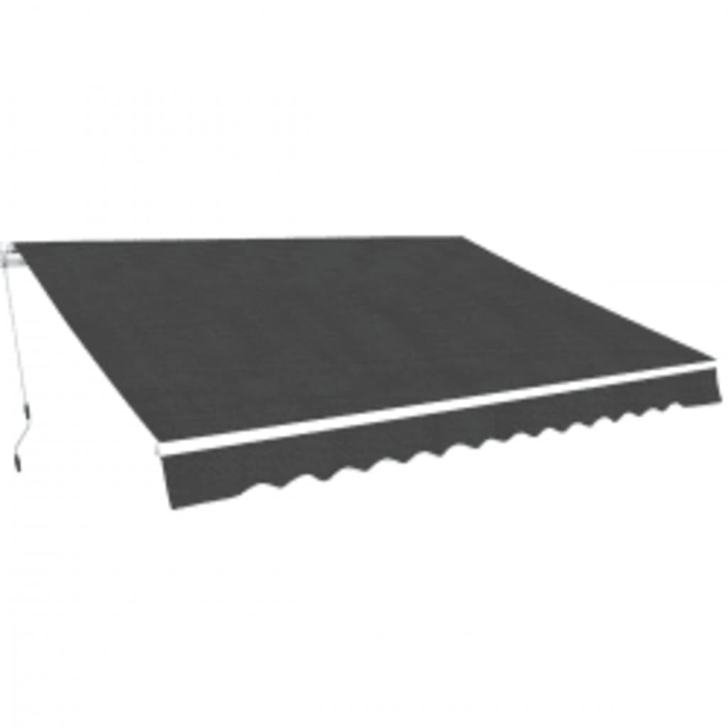 Folding Awning Manual Operated 600 cm Anthracite - Sid & Sam
