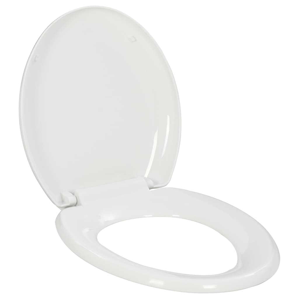 Soft-close Toilet Seat with Quick-release Design White - Discount Dealers