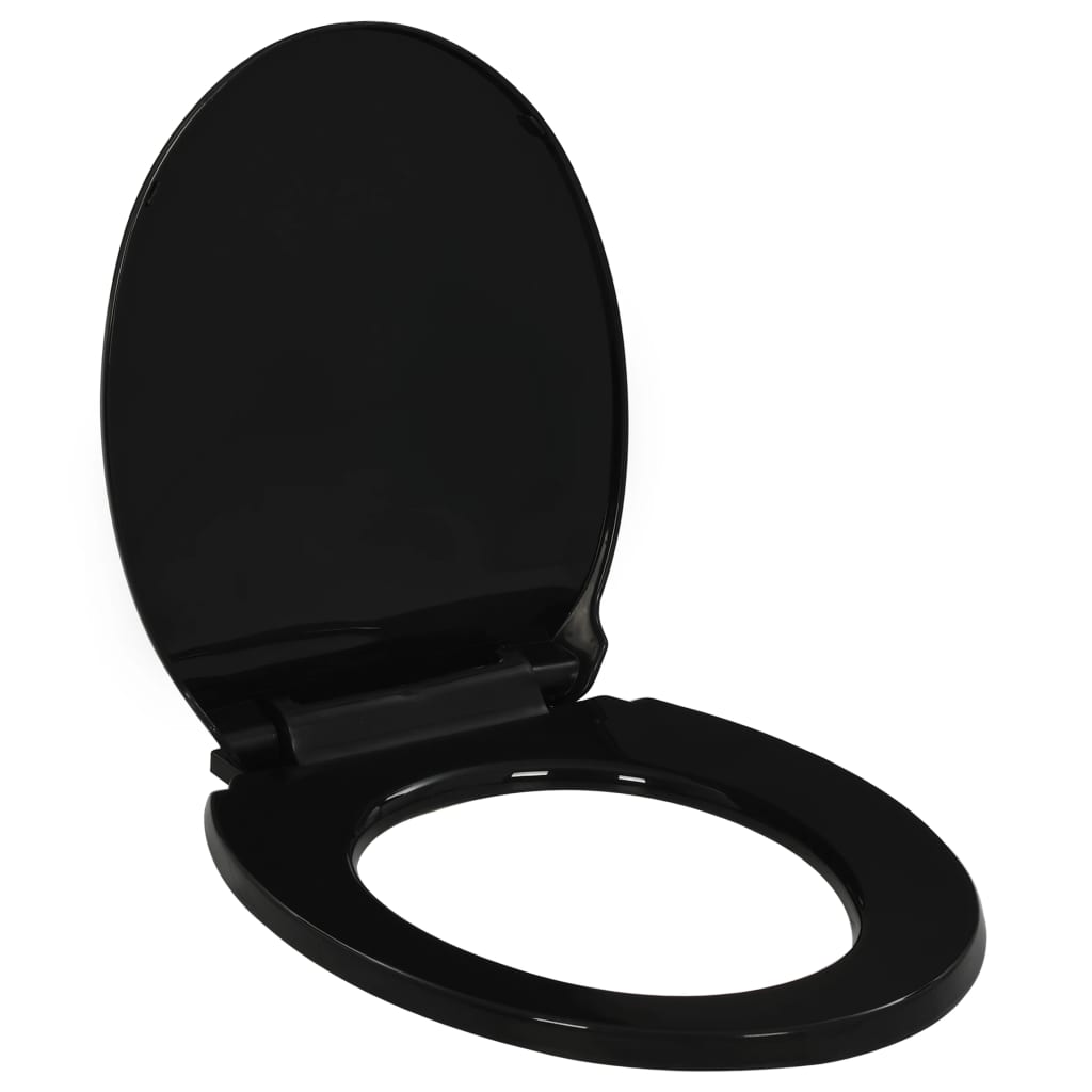 Soft-close Toilet Seat with Quick-release Design Black - All Things Good