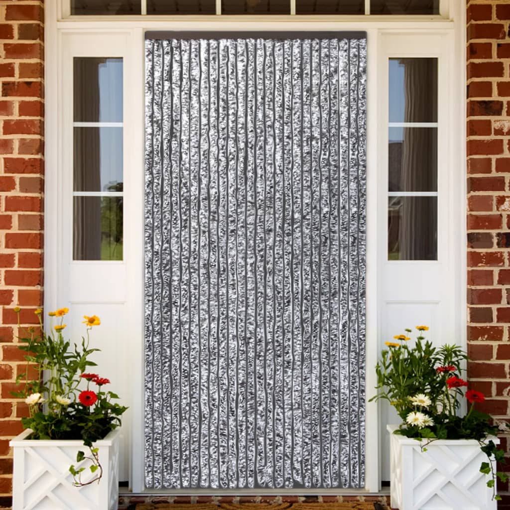 Insect Curtain Brown and Beige 90x220 cm Chenille - Millennium Furniture