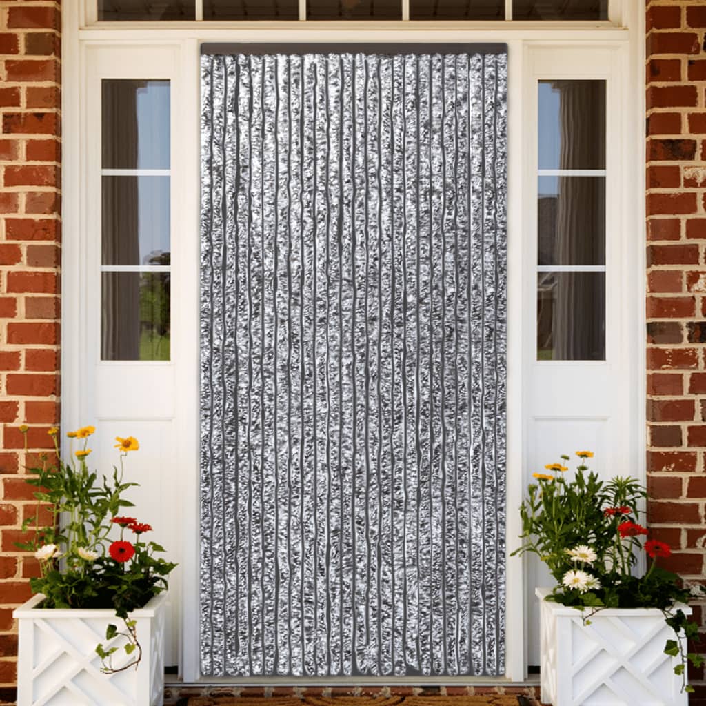 Insect Curtain Brown and Beige 100x220 cm Chenille - Tyrell & Tyrell