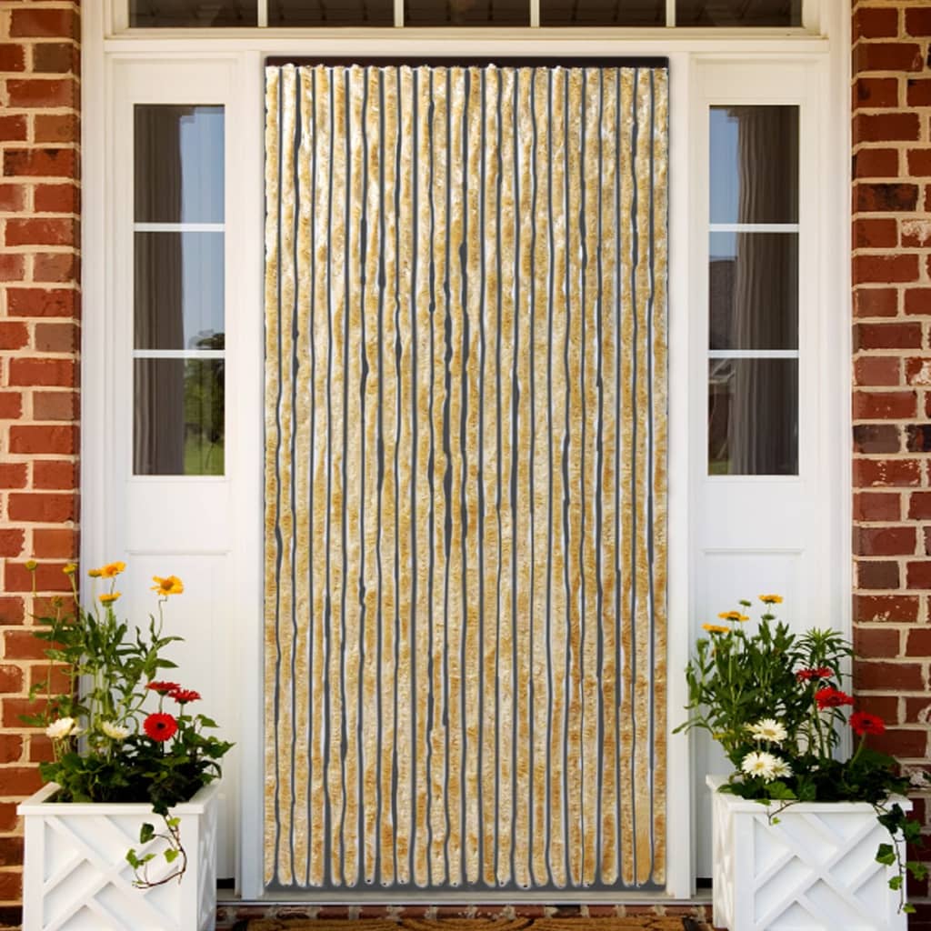 Insect Curtain Beige 90x220 cm Chenille - Discount Dealers
