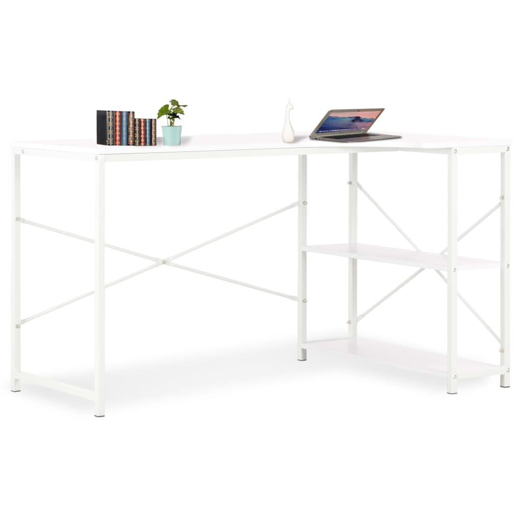Computer Desk White 120x72x70 cm - R and M Furniture
