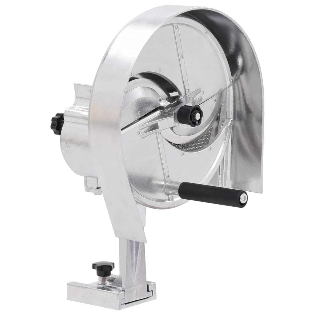 Manual Vegetable Cutter Silver 22x44.5 cm Aluminum - Decor Base