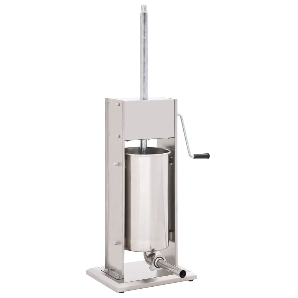 Manual Sausage Stuffer Silver 15 L Stainless Steel - Casper Homes