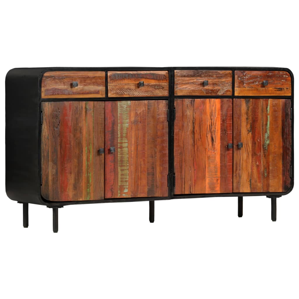 Sideboard Solid Reclaimed Wood 140x35x76 cm - The Home Maker