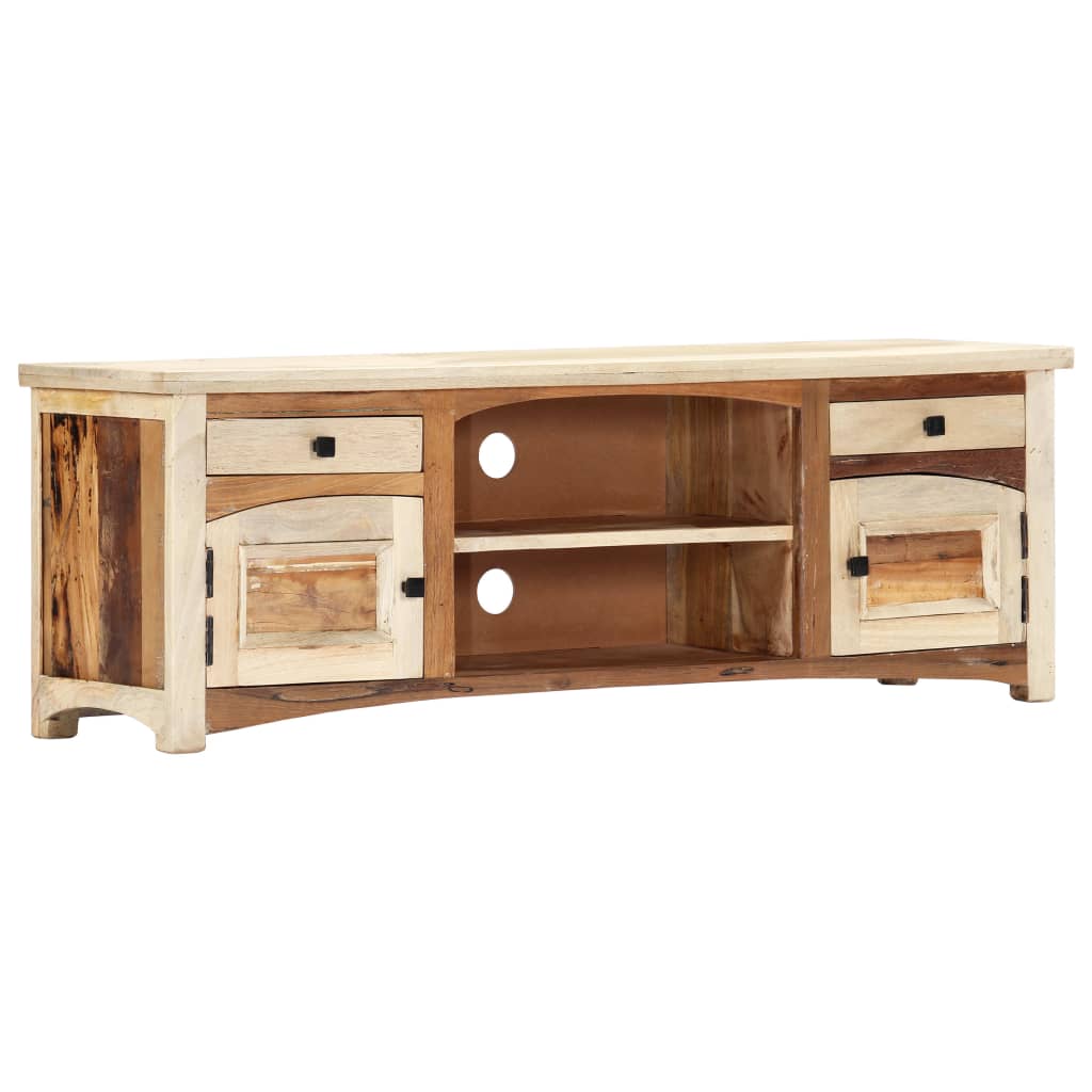 TV Cabinet 120x30x40 cm Solid Reclaimed Wood - The Home Maker