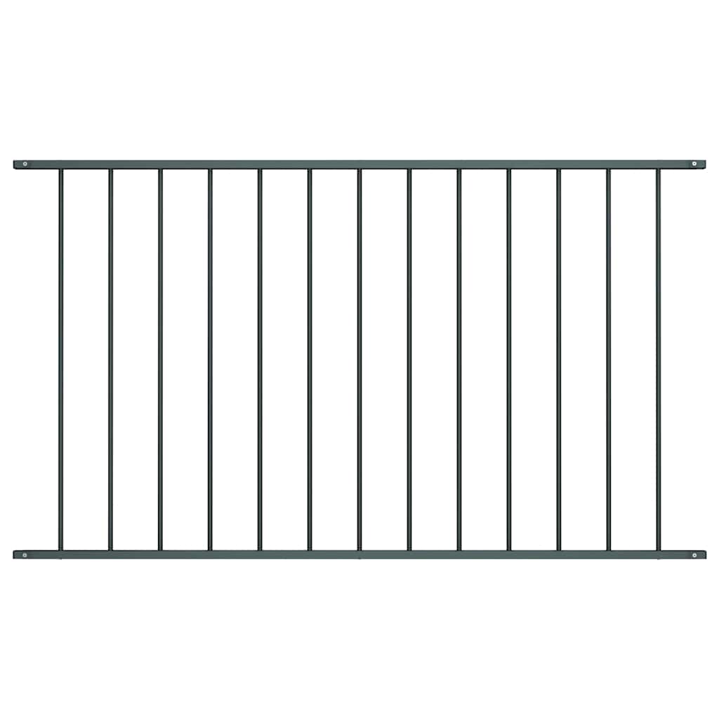Fence Panel Powder-coated Steel 1.7x0.75 m Anthracite - Merlin Deals