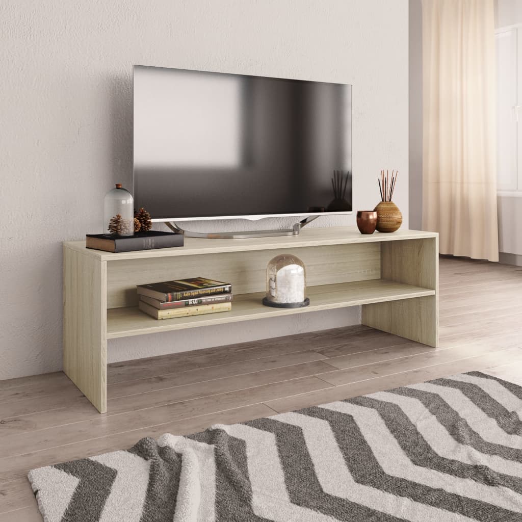 TV Cabinet Sonoma Oak 120x40x40 cm Engineered Wood - Tyrell & Tyrell