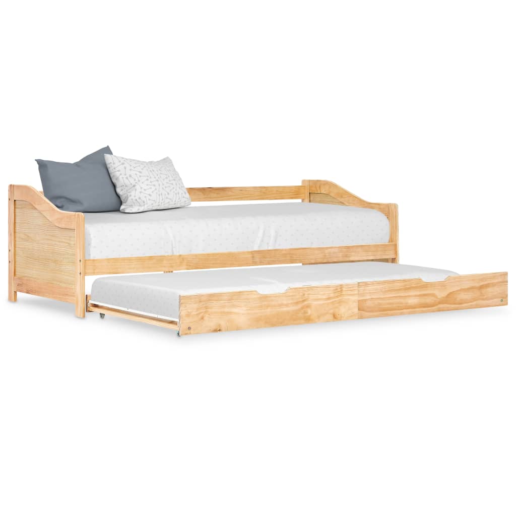 Pull-out Sofa Bed Frame Pinewood 90x200 cm - Tyrell & Tyrell