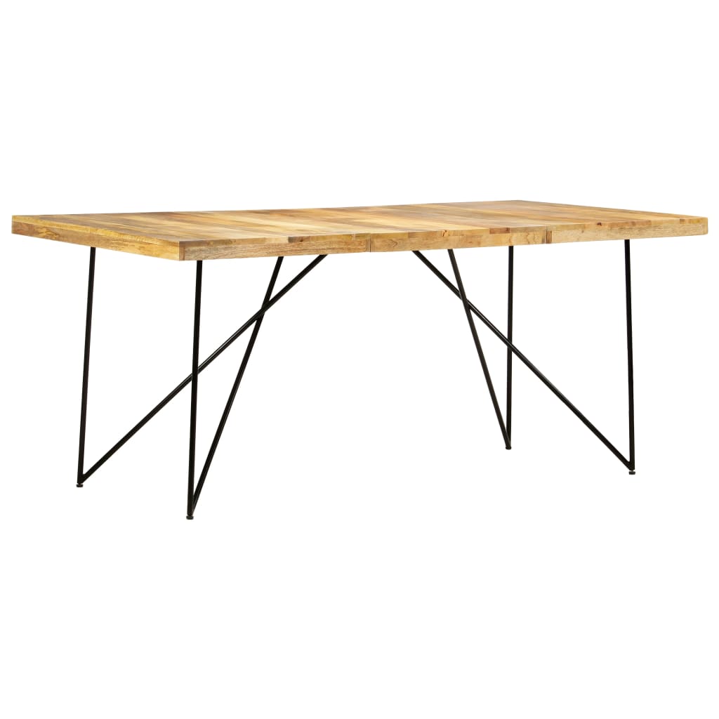 Dining Table 180x90x76 cm Solid Mango Wood - Casper Homes