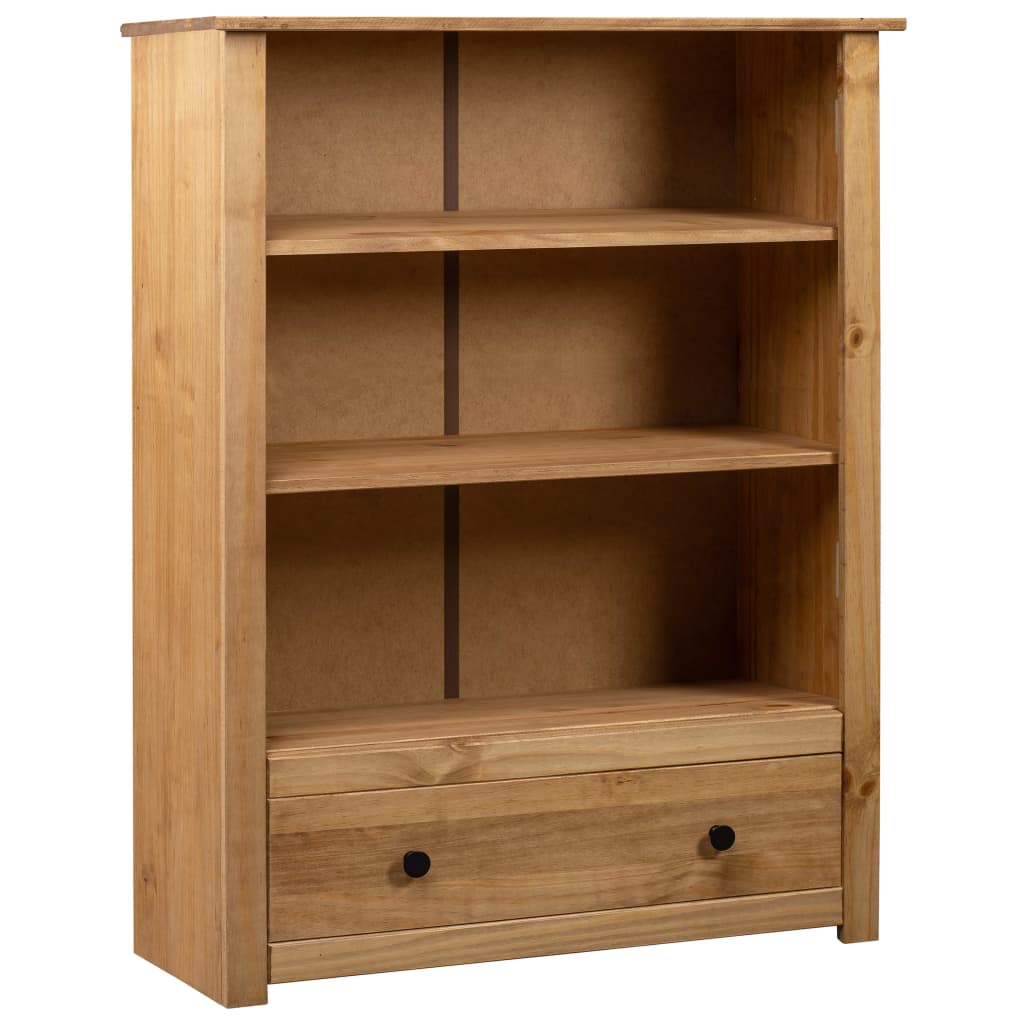 Bookcase 80x35x110 cm Solid Pine Wood Panama Range - Brittle & Co
