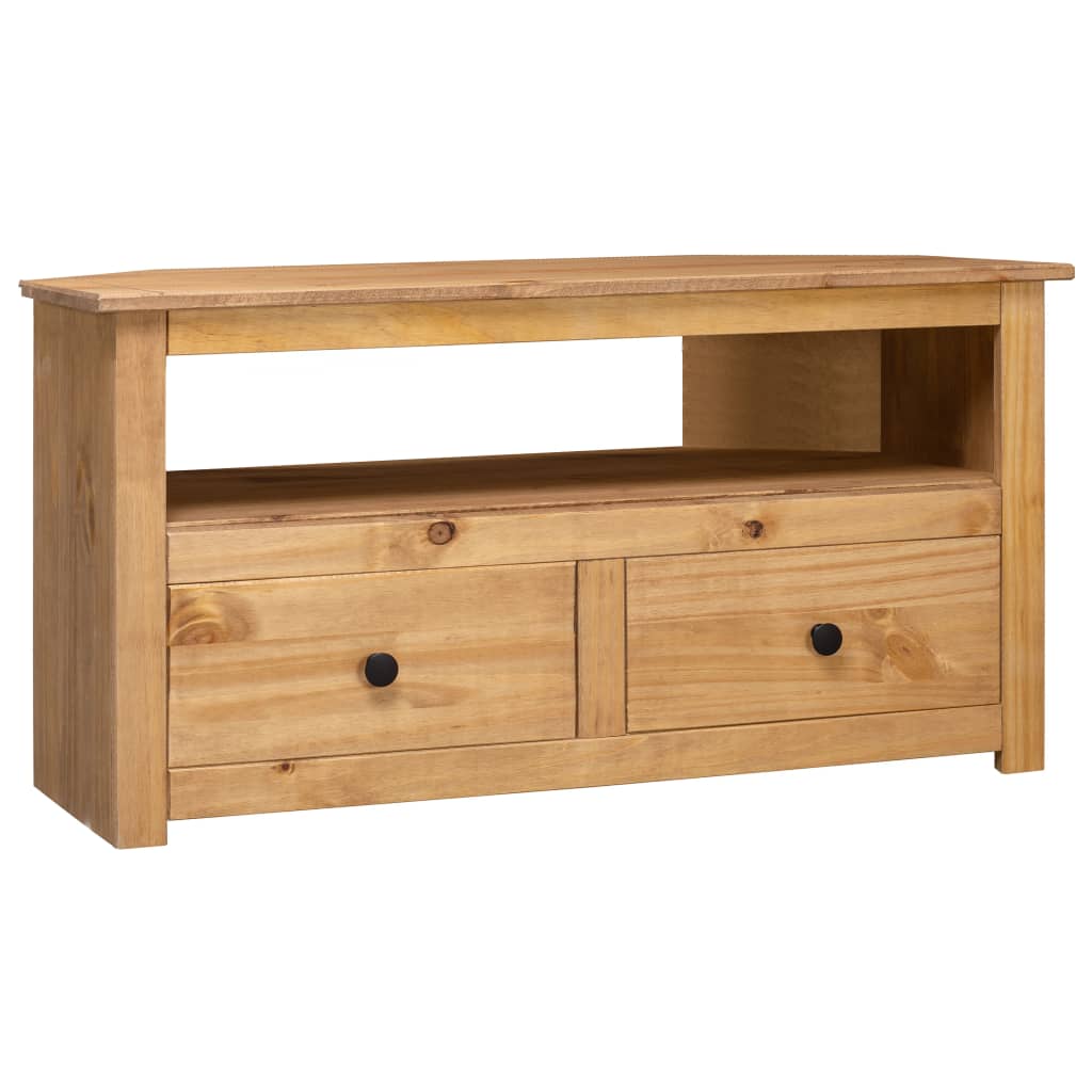 Corner TV Cabinet 93x49x49 cm Solid Pine Panama Range - Merkel Designers