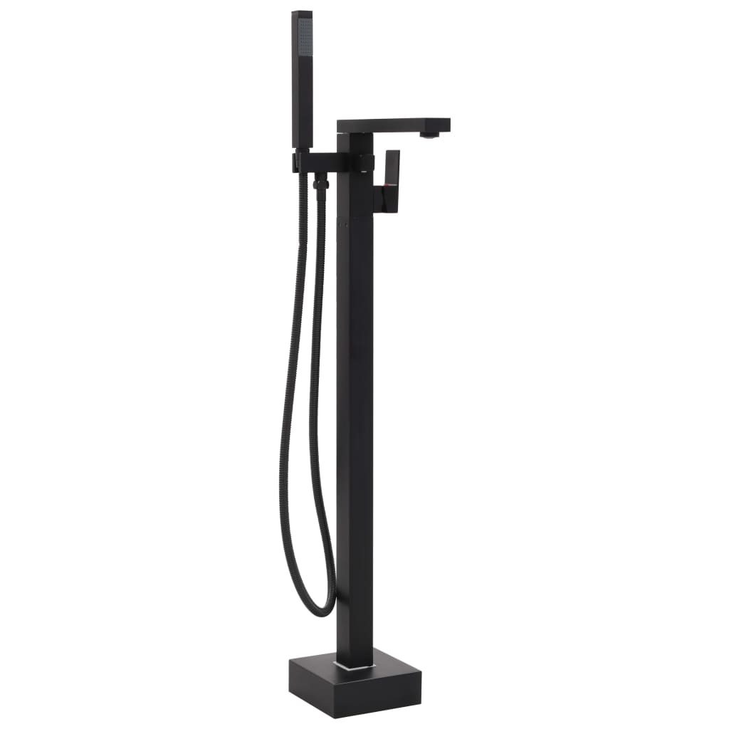 Freestanding Bathtub Faucet Black Stainless Steel 90 cm - R and M Furniture