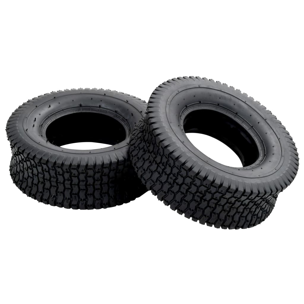 Wheelbarrow Tyres 2 pcs 13x5.00-6 4PR Rubber - Merkel Designers
