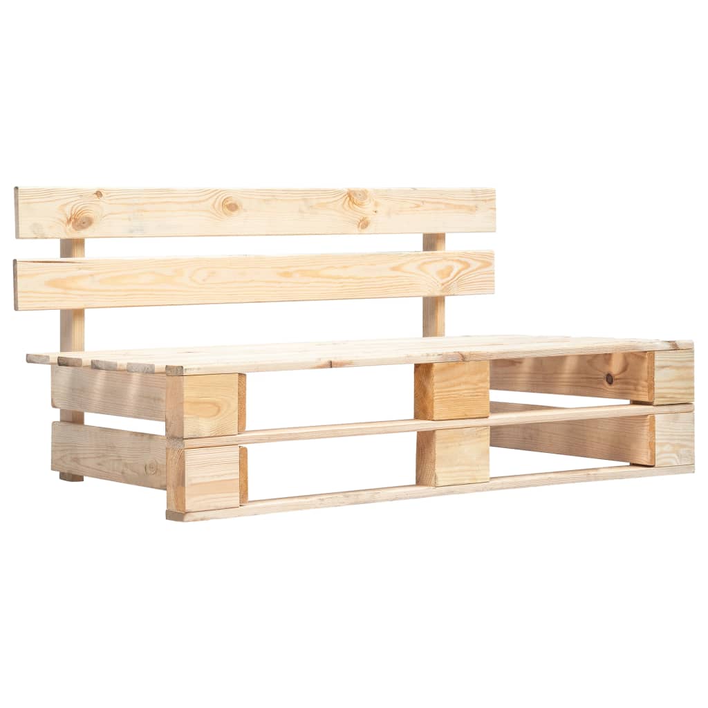 Garden Pallet Bench Wood - Unbeatable Bargains