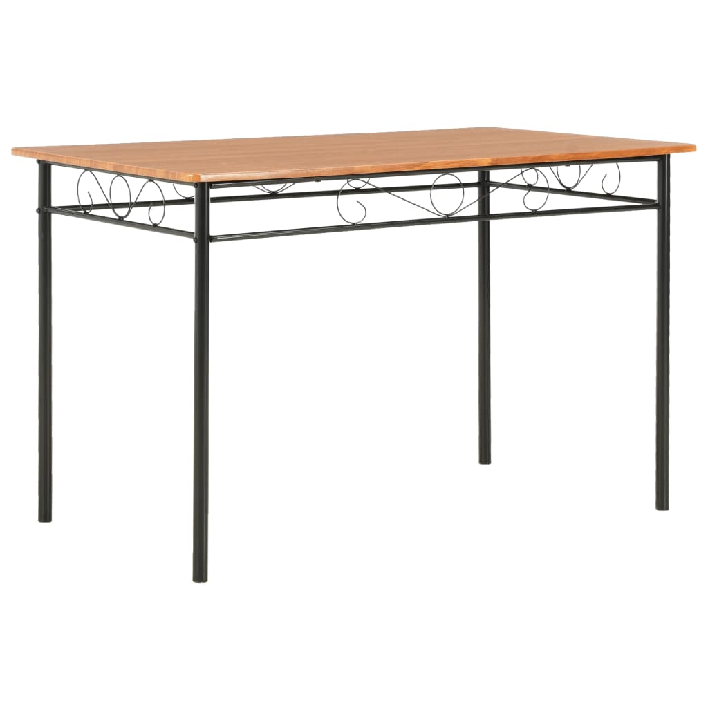 Dining Table Brown 120x70x75 cm MDF - Discount Dealers