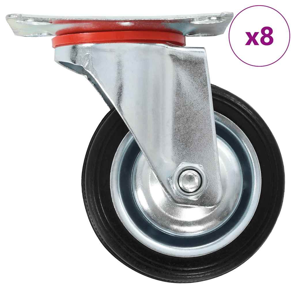 8 pcs Swivel Casters 75 mm - Tyrell & Tyrell