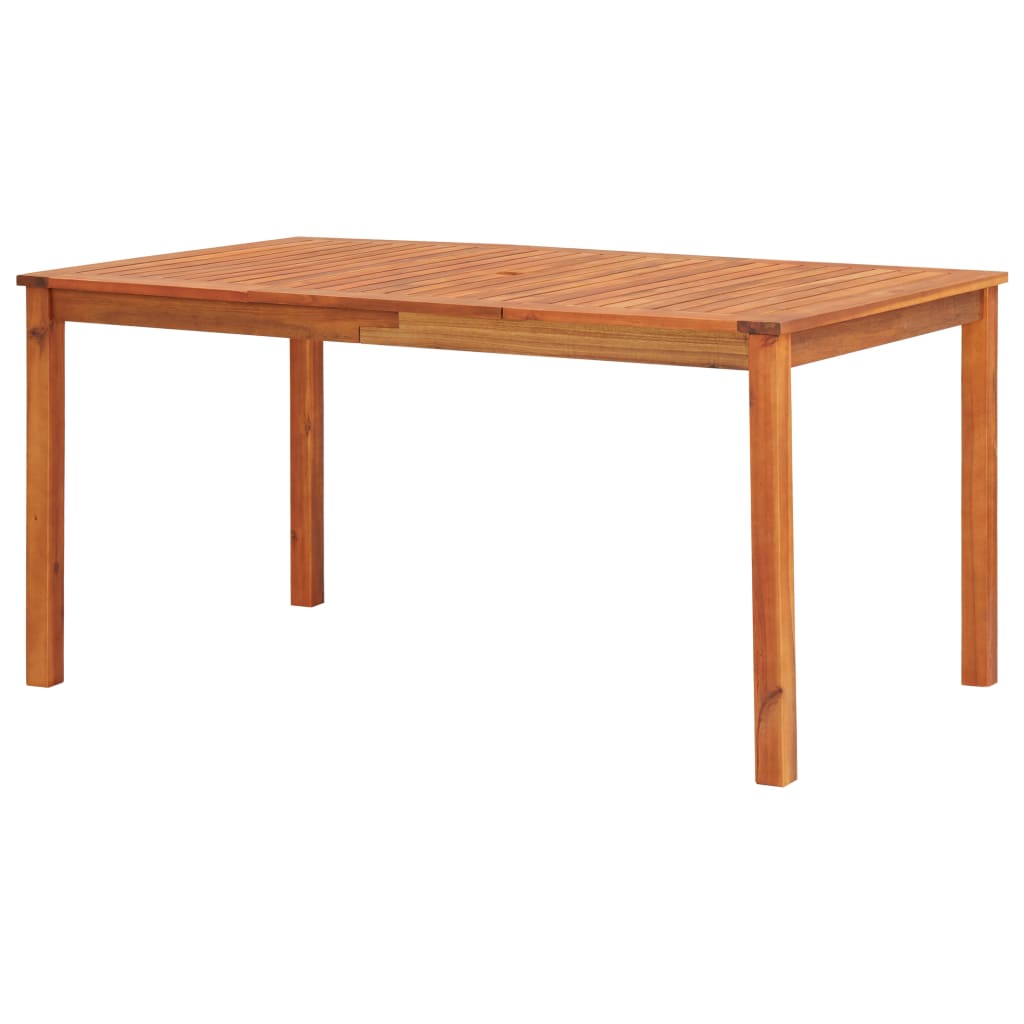 Garden Table 150x90x74 cm Solid Acacia Wood - Sid & Sam