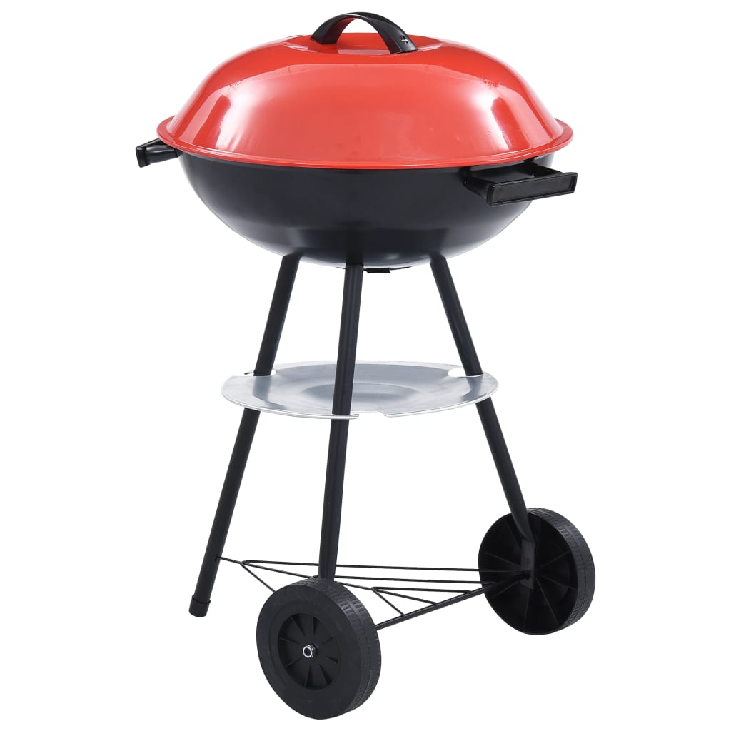 Portable XXL Charcoal Kettle BBQ Grill with Wheels 44 cm - Tyrell & Tyrell