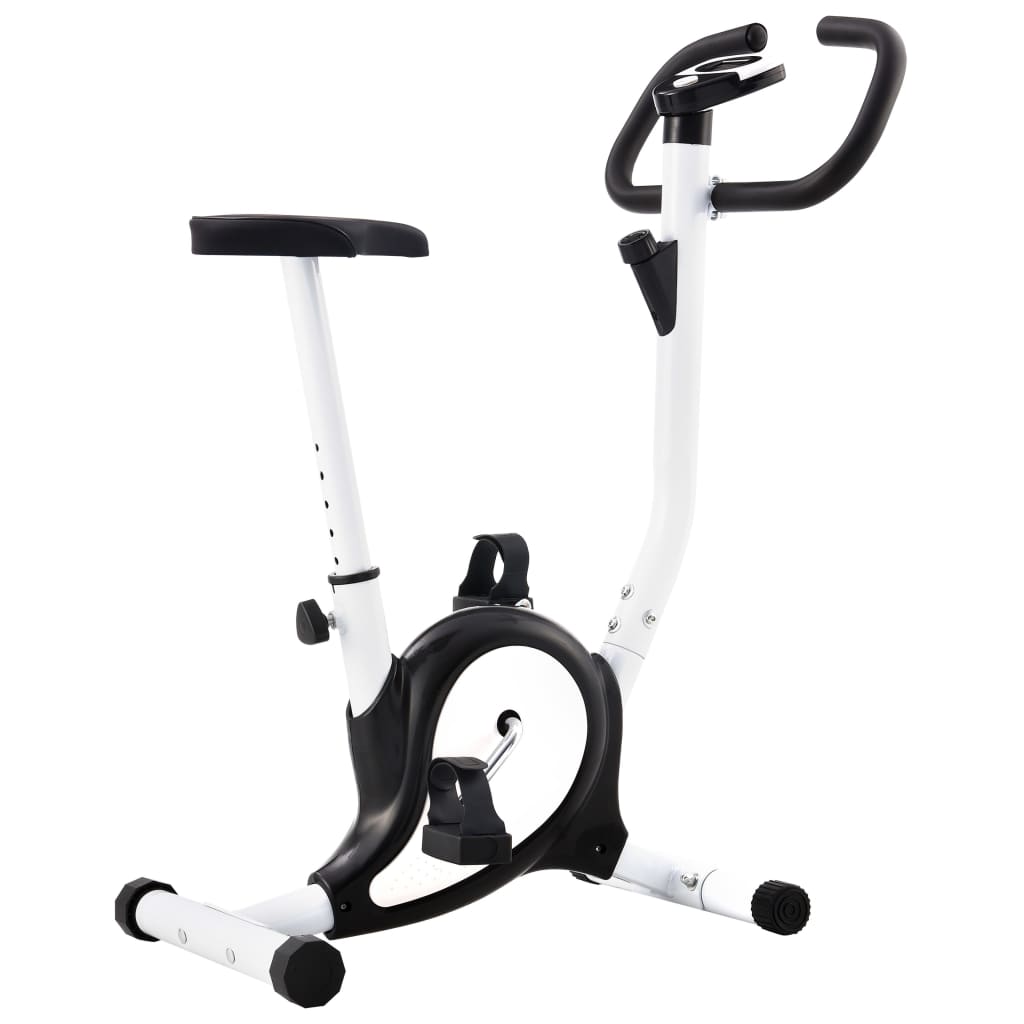 Exercise Bike with Belt Resistance Black - Style and Chic
