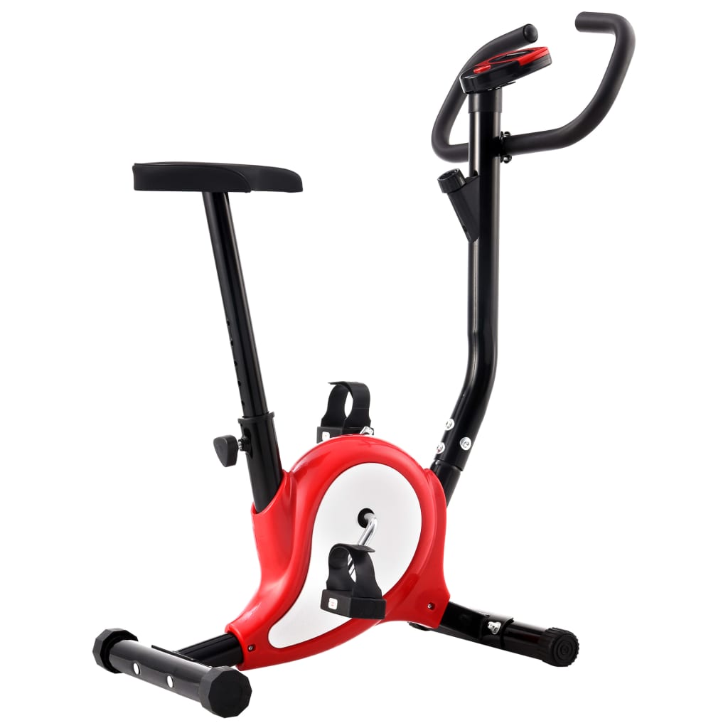 Exercise Bike with Belt Resistance Red - Sid & Sam