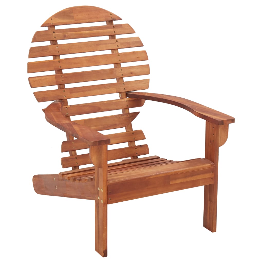 Adirondack Chair Solid Acacia Wood - Decor Base