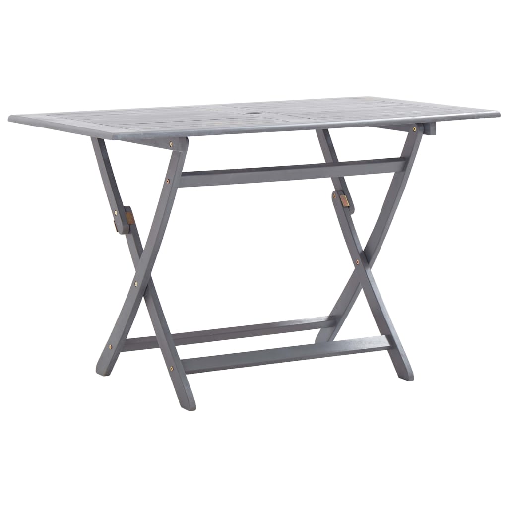 Folding Garden Table 120x70x75 cm Solid Acacia Wood - Millennium Furniture