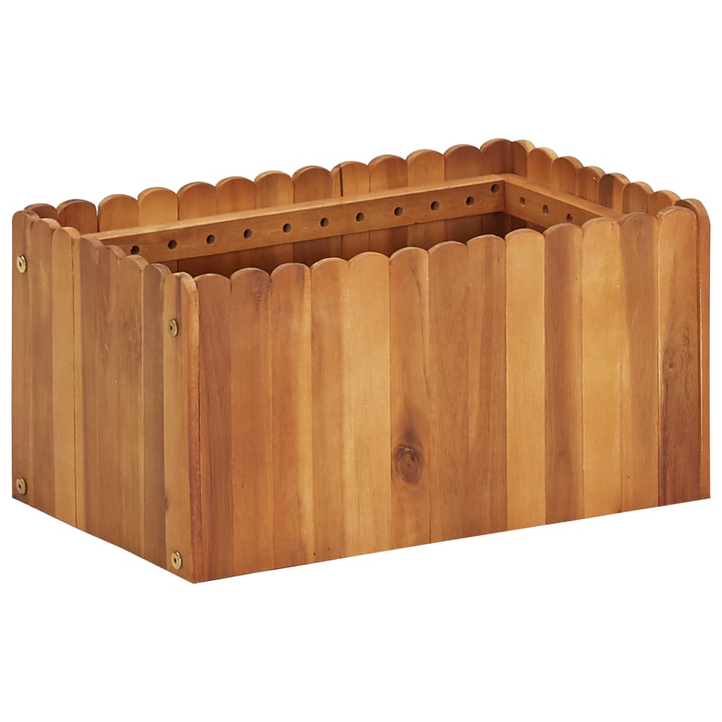 Garden Raised Bed 50x30x25 cm Solid Acacia Wood - Sid & Sam