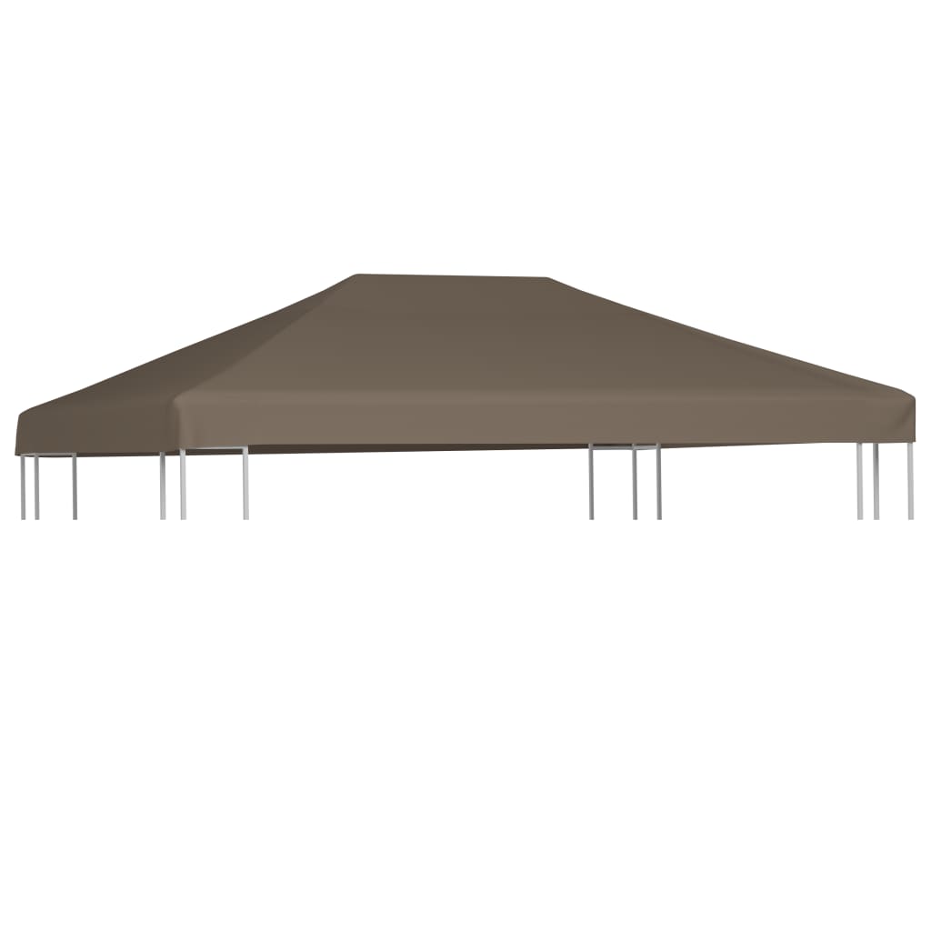 Gazebo Top Cover 310 g/m2 3x4 m Taupe - Design Hut
