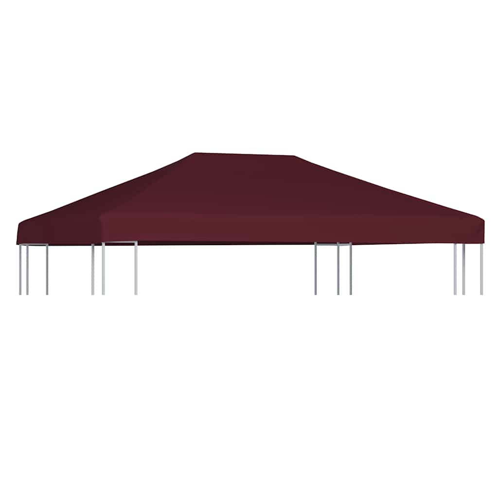 Gazebo Top Cover 310 g/m2 3x4 m Bordeaux - R and M Furniture