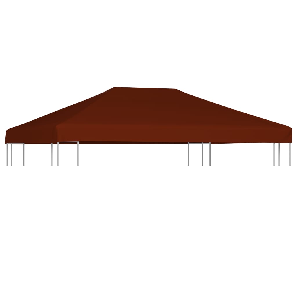 Gazebo Top Cover 310 g/m2 3x4 m Terracota - Decor Base