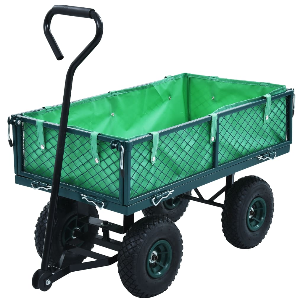 Garden Hand Trolley Green 250 kg - Unbeatable Bargains