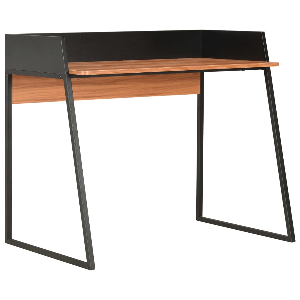 Desk Black and Brown 90x60x88 cm - Brittle & Co