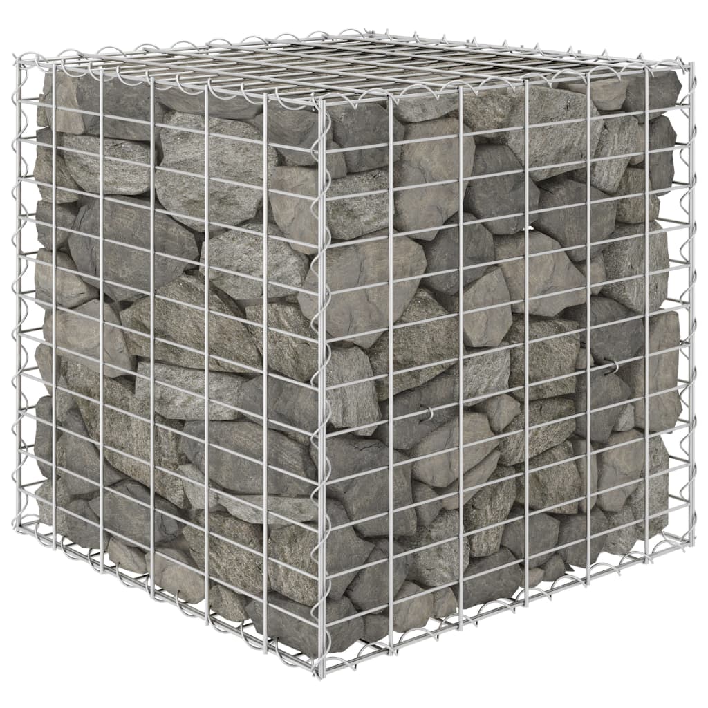 Cube Gabion Raised Bed Steel Wire 60x60x60 cm - Tyrell & Tyrell