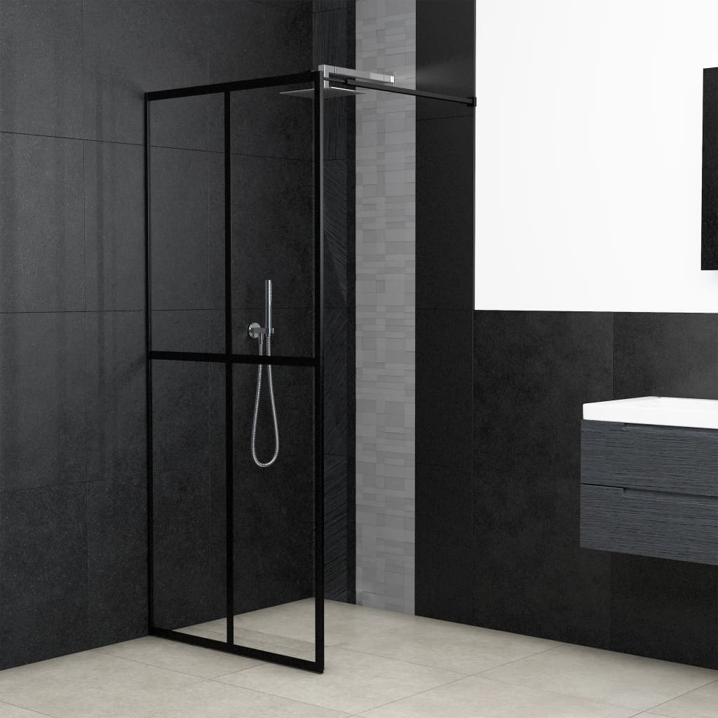 Walk-in Shower Screen Clear Tempered Glass 118x190 cm - Style and Chic