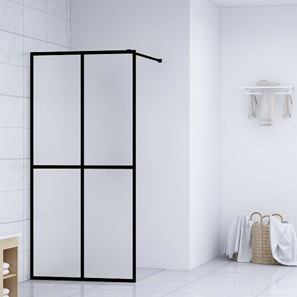 Walk-in Shower Screen Frosted Tempered Glass 80x195 cm - Casper Homes
