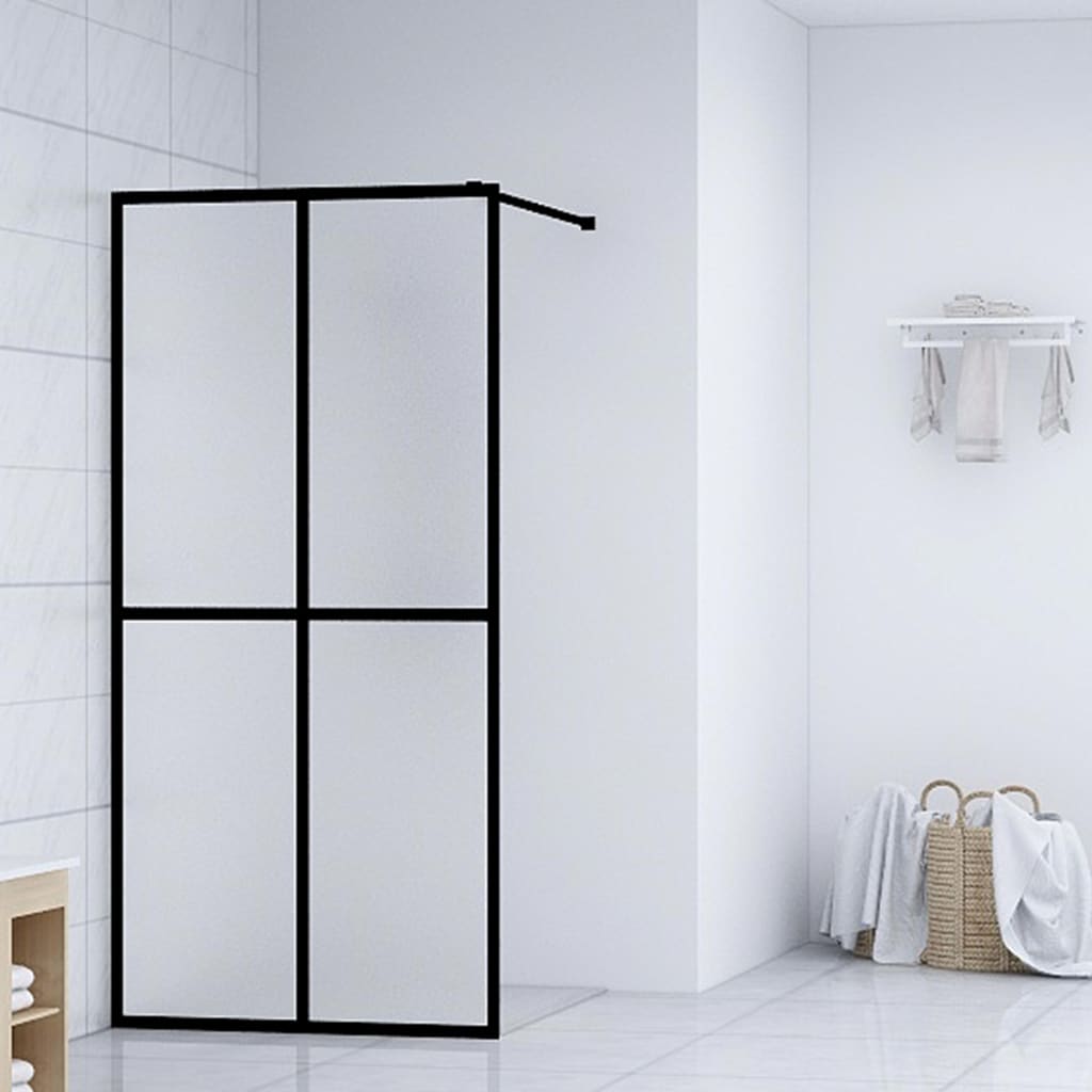 Walk-in Shower Screen Frosted Tempered Glass 100x195 cm - Tyrell & Tyrell