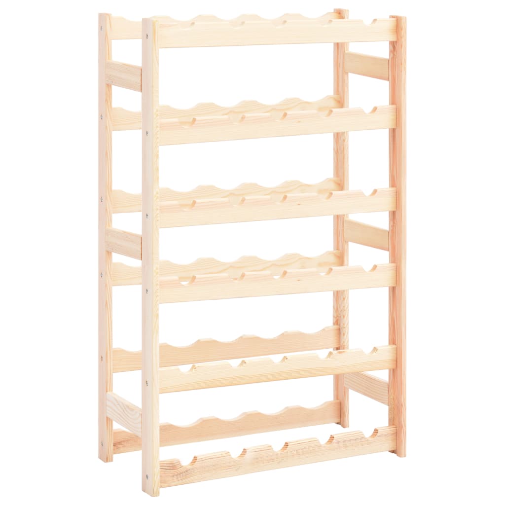 Wine Rack for 30 Bottles Pinewood - Style and Chic