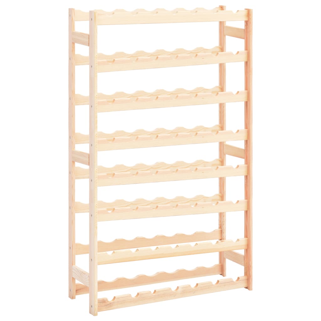 Wine Rack for 56 Bottles Pinewood - Discount Dealers