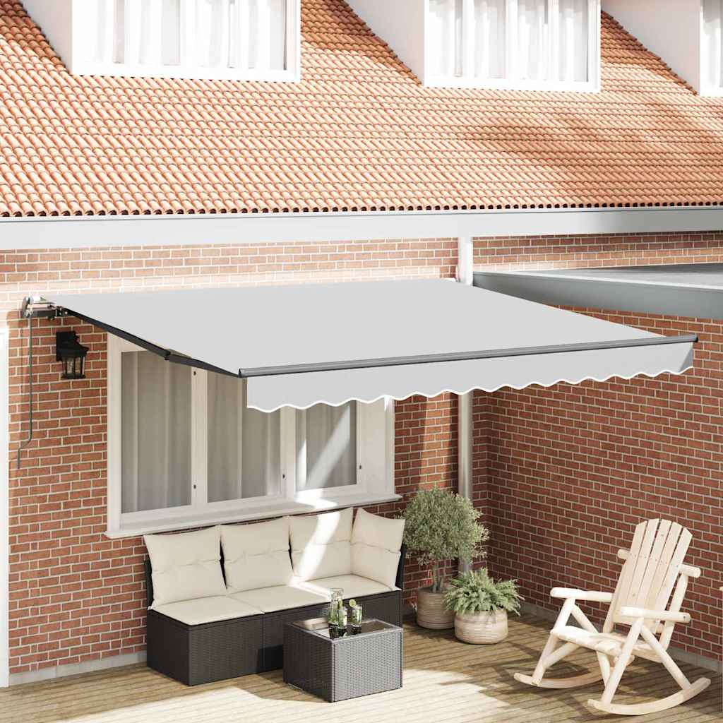 TRAVALE Awning Frame Manual Anthracite 3x2.5 m Aluminium - Design Hut