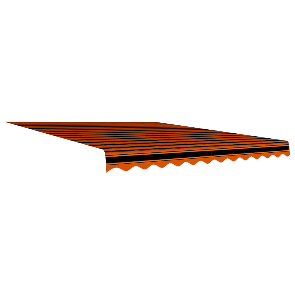 Awning Top Sunshade Canvas Orange and Brown 350x250 cm - Decor Base